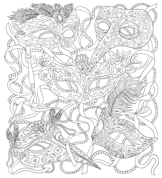 Intricate floral and animal-inspired line art by Chrissy Lau with swirling ornamental patterns.