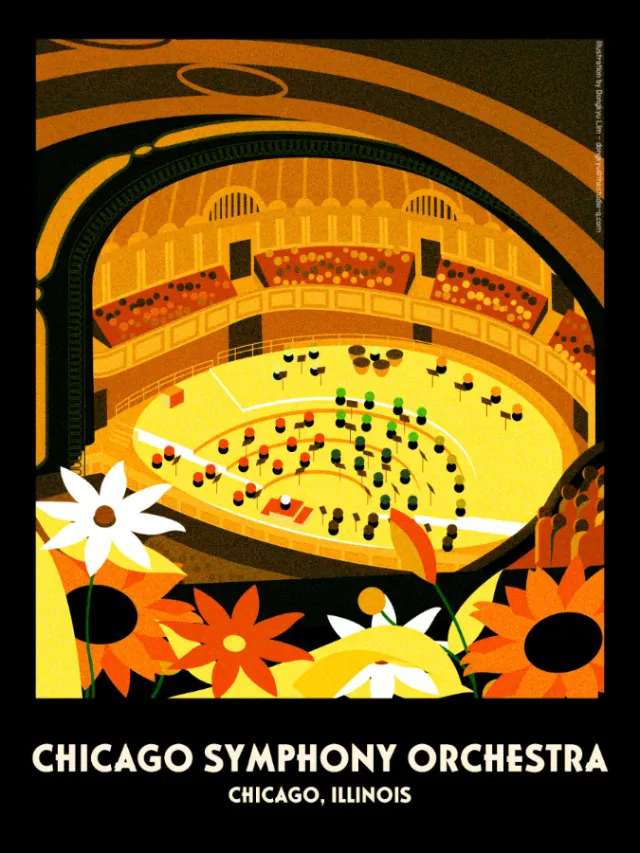 Chicago Symphony Orchestra poster by Dongkyu Lim