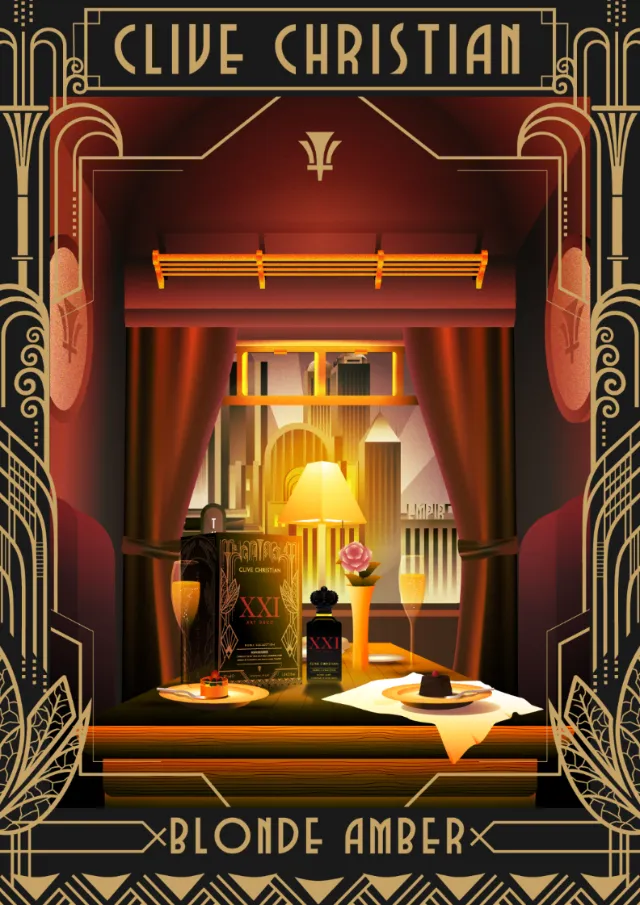 Clive Christian Art Deco illustration by Dongkyu Lim