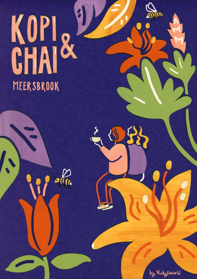Vicky Scott illustration for Sheffield cafe Kopi & Chai