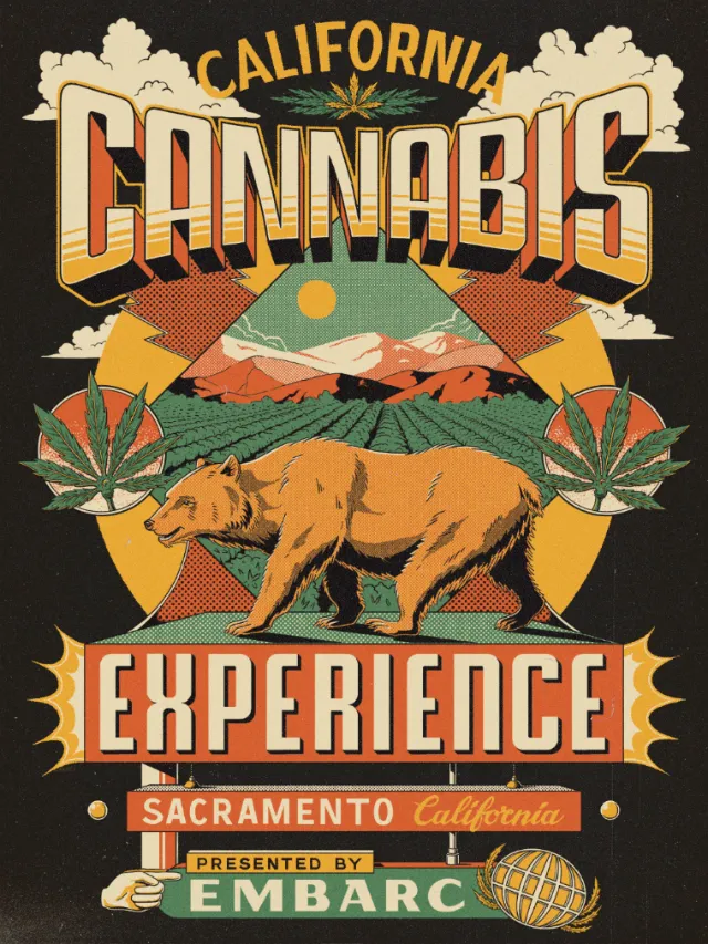 California Cannabis Experience poster artwork by Philipp Beck