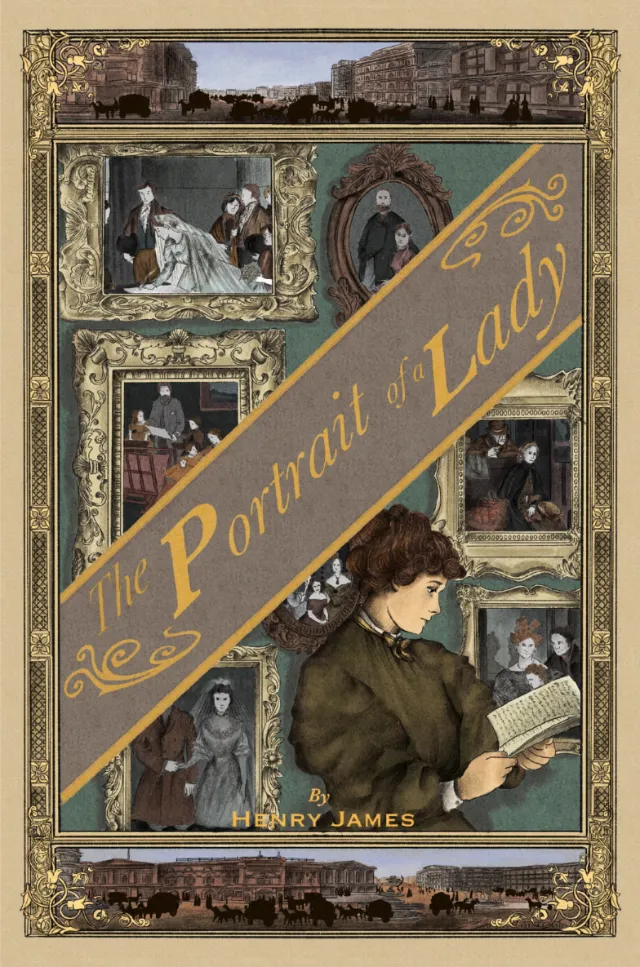 Misha Chernov artwork of The Portrait of a Lady book cover