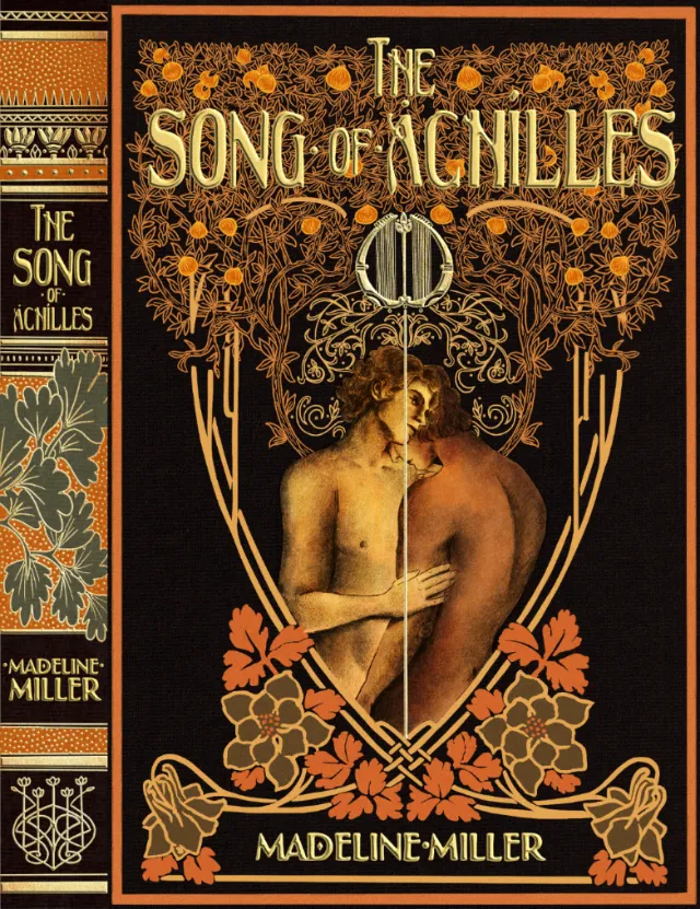 The Song of Achilles cover lettering by Misha Chernov
