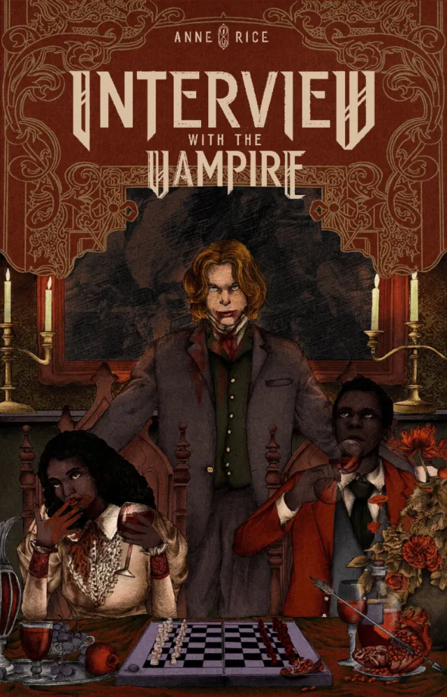 Interview with the Vampire poster illustrated by Misha Chernov
