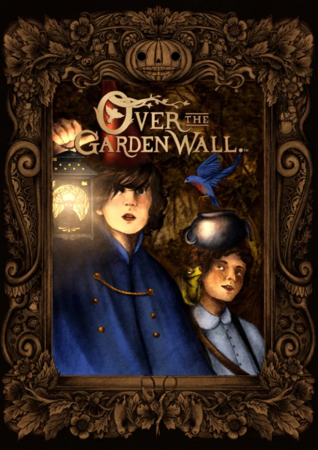 Misha Chernov's ornate Over the Garden Wall poster