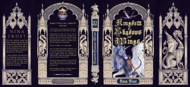 Misha Chernov dust jacket for Kingdom of Shadows and Wings