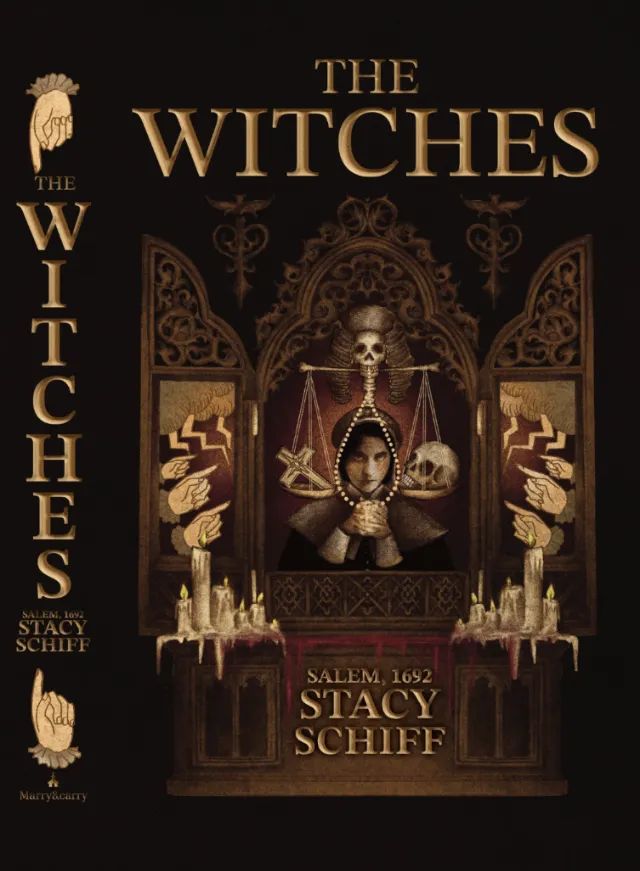 Book cover for The Witches by Stacy Schiff, designed by Misha Chernov
