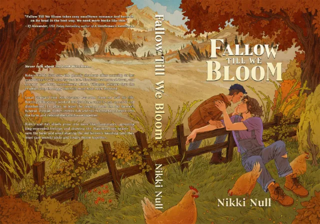 Book cover for Fallow Till We Bloom, illustrated by Mart Lett