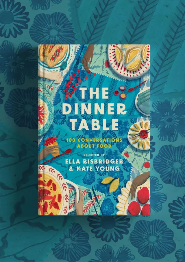 The Dinner Table cookbook cover illustrated by Rosanna Tasker