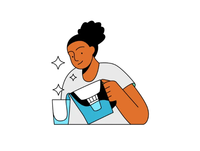 Joseph Carrington illustration of a woman reading a blue book