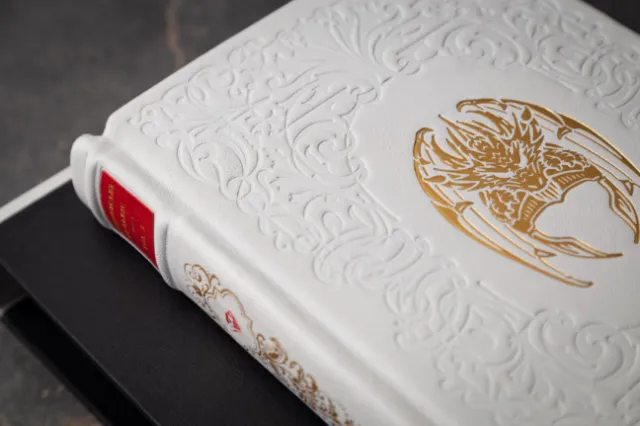 White embossed book cover by Svetlana Molodchenko