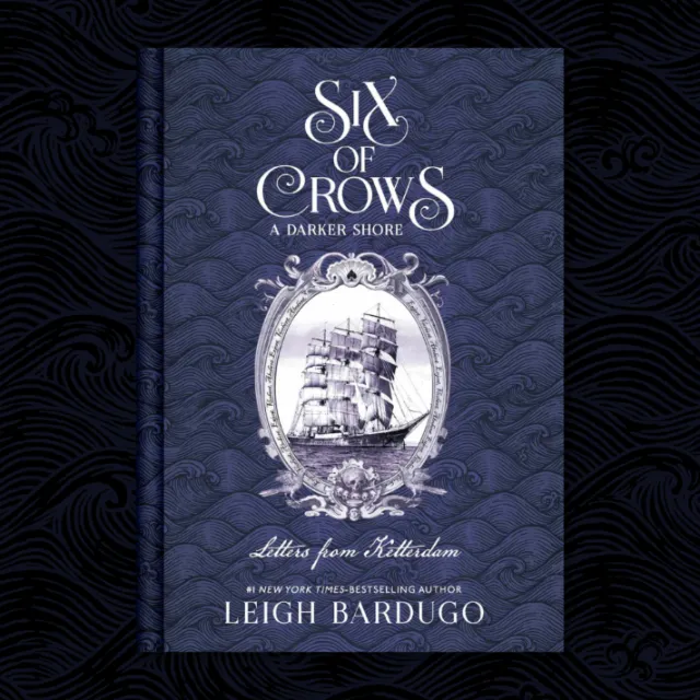Studio Duco etching of the Six of Crows book cover