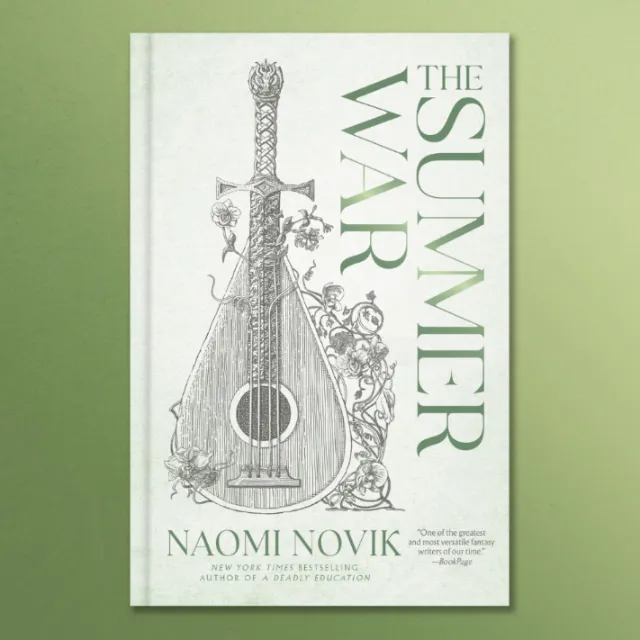 The Summer War book cover by Naomi Novik, designed by Studio Duco