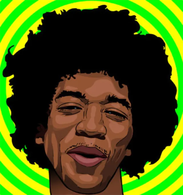 Graphic Jimmy Hendrix