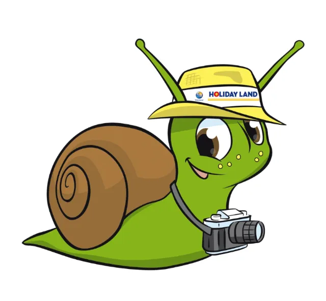 Snail tourist on the go
