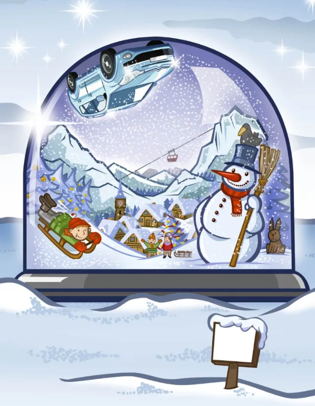 Snow Globe with characters