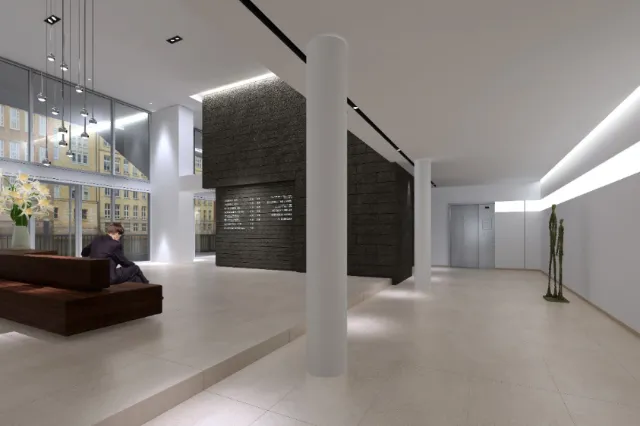 3D illustration of Foyer