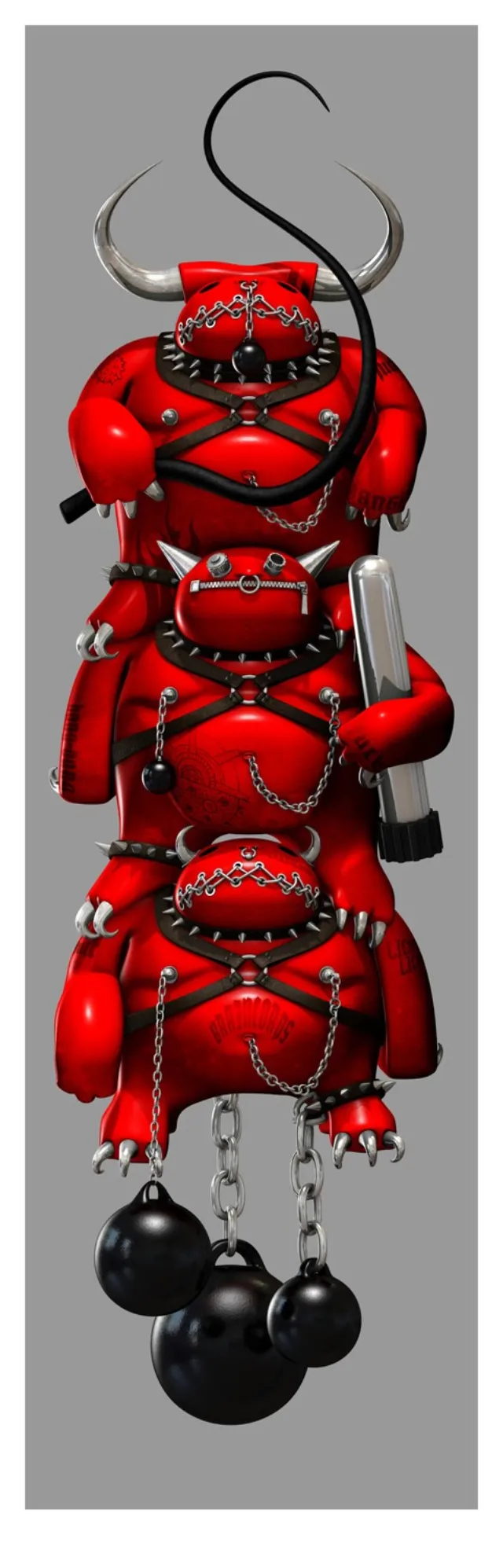 3d hell characters