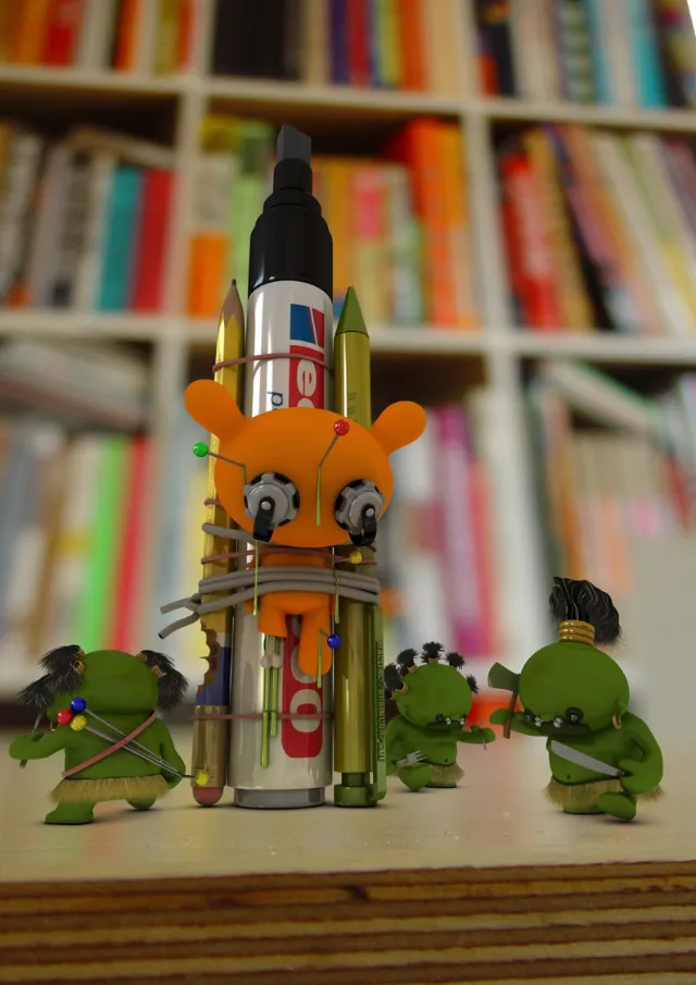 3d design of pen
