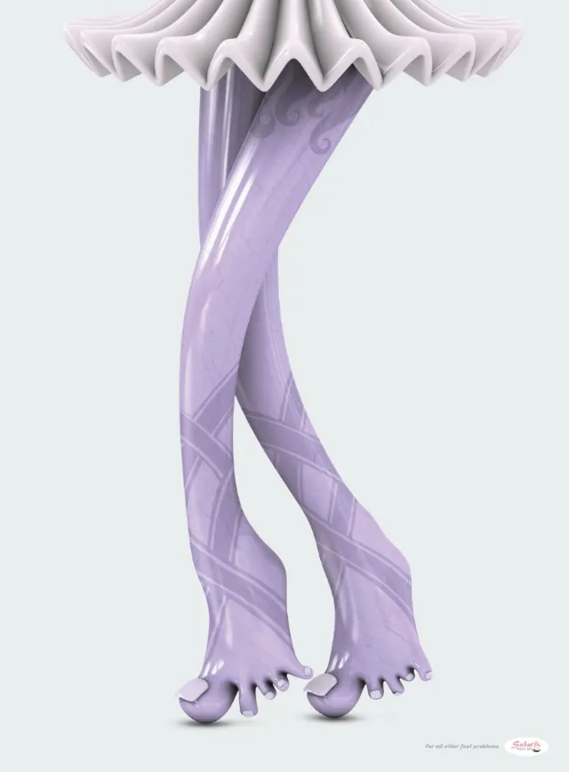 3d character women legs