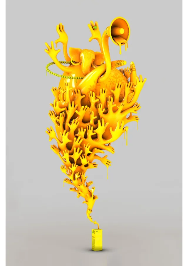 3d juice character