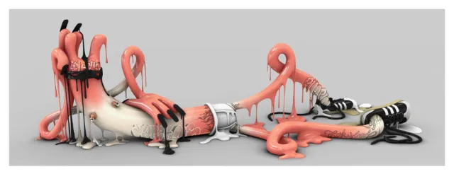 3d sleeping alien