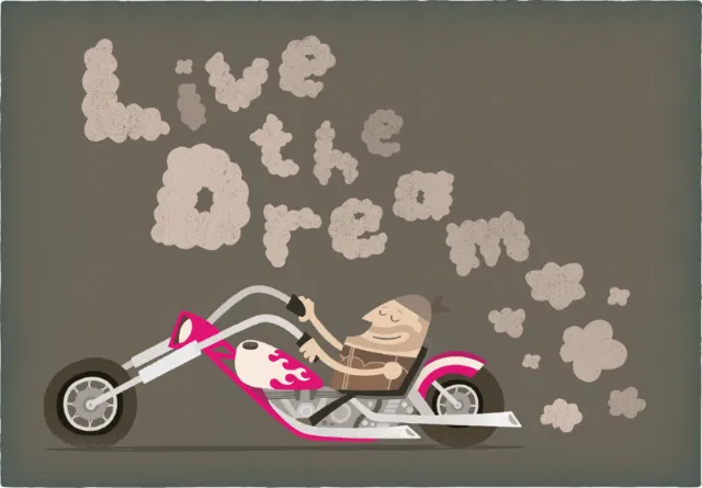 Cartoon & Humor Live the dream