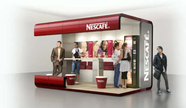 3d / CGI Nescafe canteen
