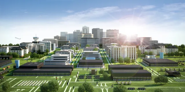 3d / CGI city buildings