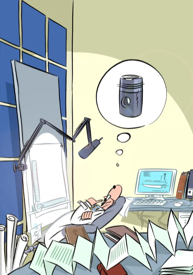 Graphic of room with light