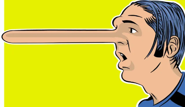 People man with long nose