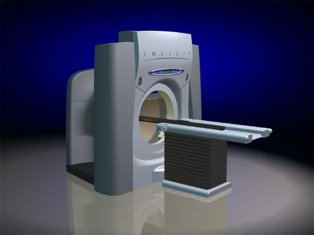 An illustration of CT Scanner machine