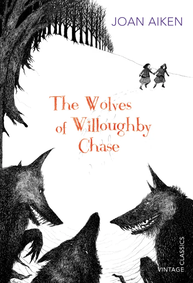 line art of The Wolves of Willoughby Chase
