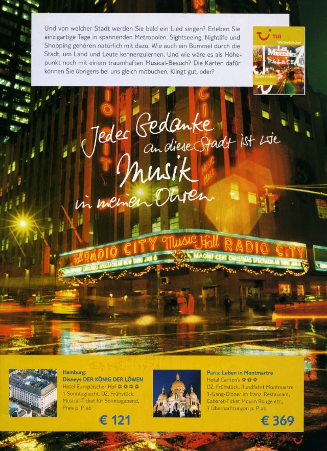 Lettering on a magazine cover

