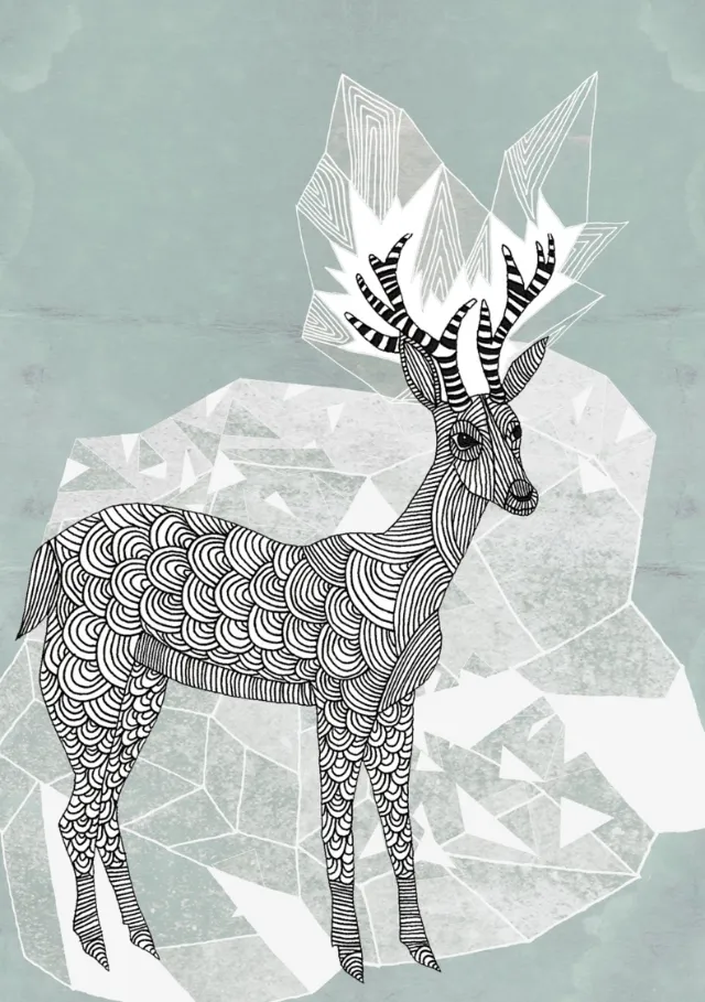 Animals Deer art