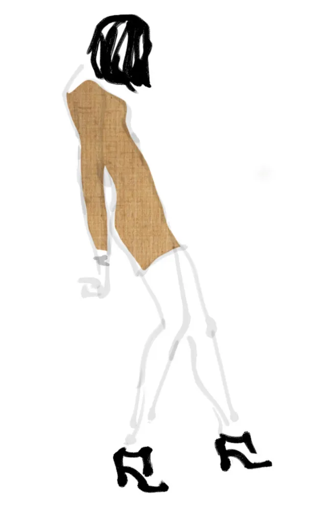 Loose illustration of fashion beauty
