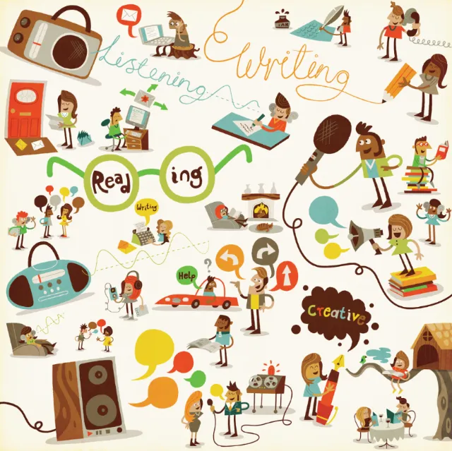 People different activities