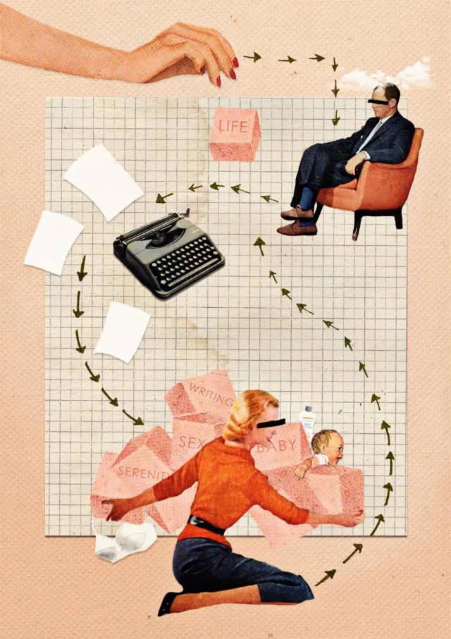 Illustration of Claire, The Gloss Magazine