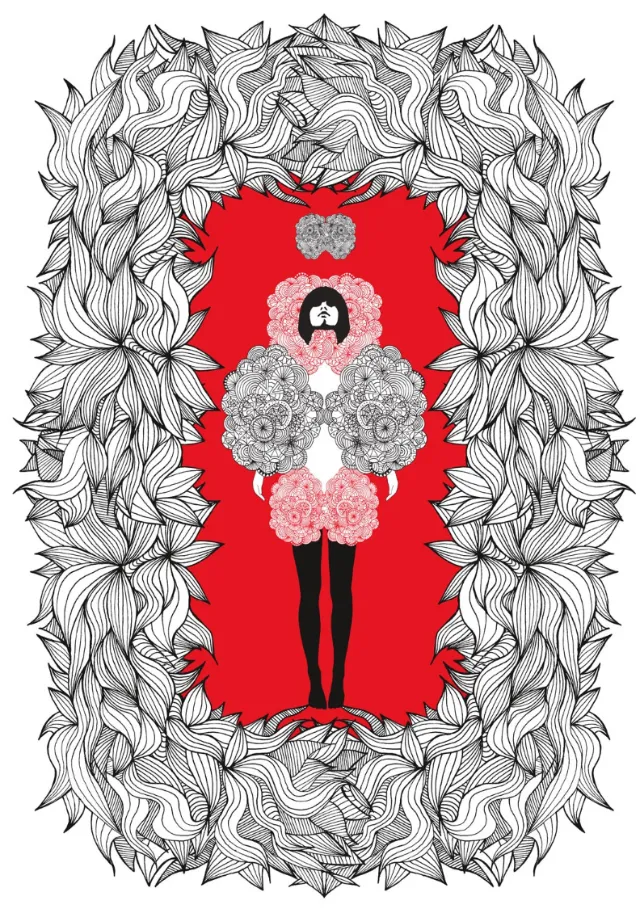 Graphic women in the frame
