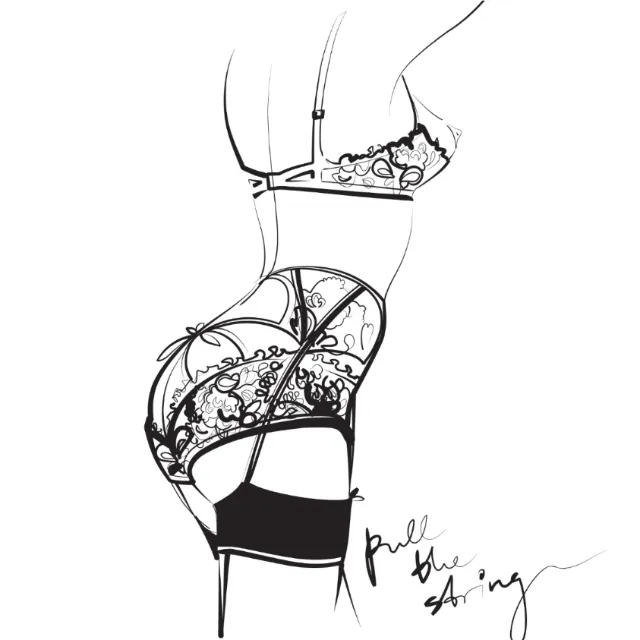 Illustration of female under garments