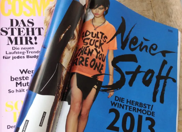 Lettering on Magazine Cover
