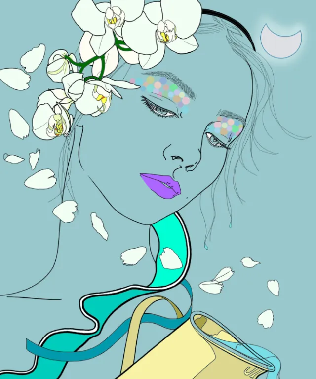 The Water Bearer illustration by Montana Forbes