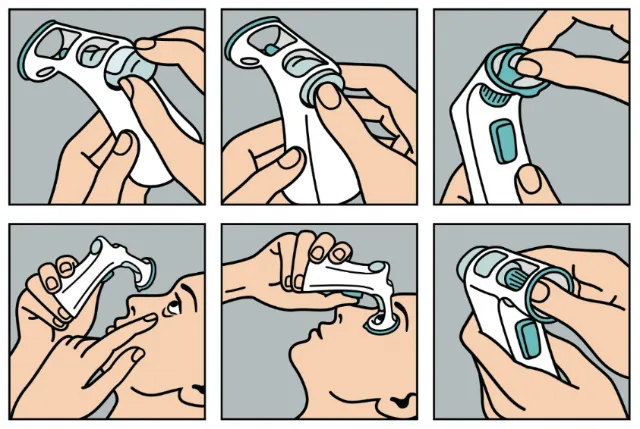 Ophthalmology equipment illustration by Klaus Meinhardt