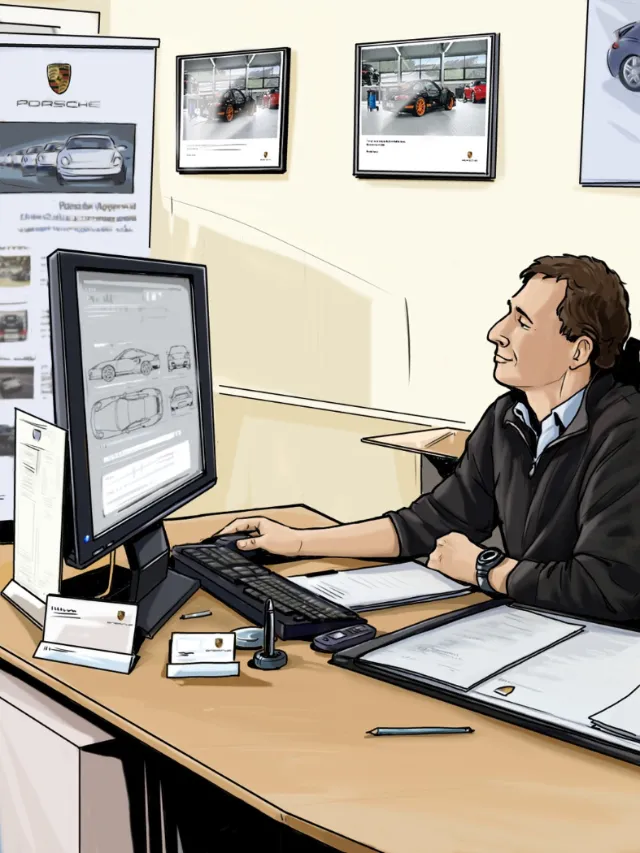 man sitting in front of computer and working on desk