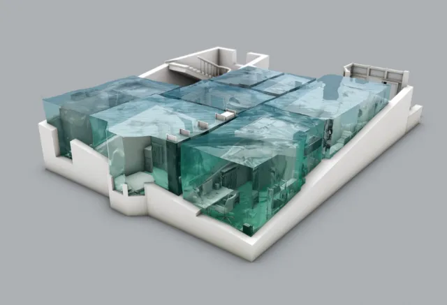 3d view of rooms