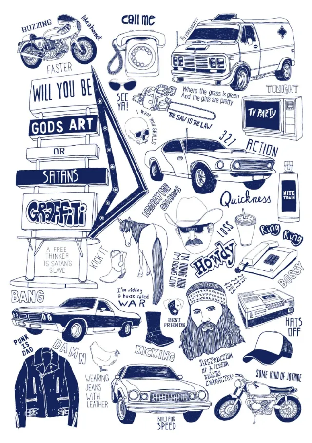 Architecture infographics and lettering
