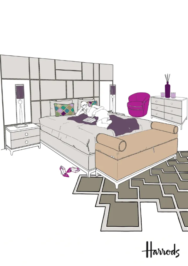 Decoration of a bedroom