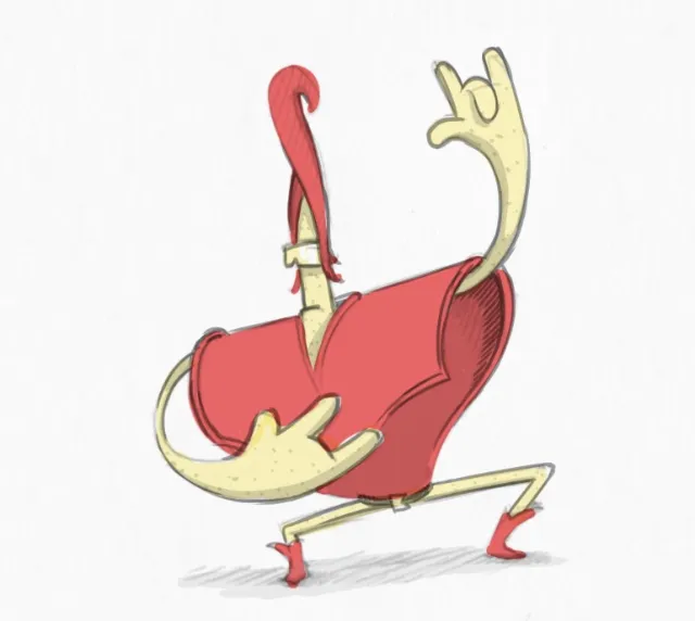 character design dancing