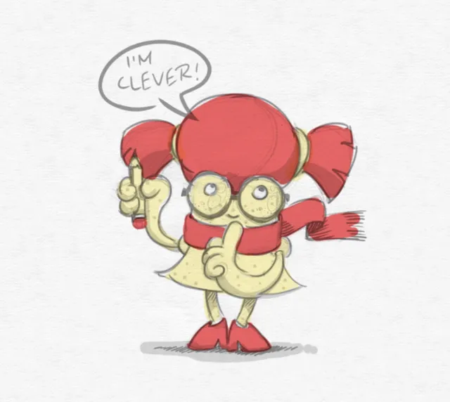 Cartoon & Humour I am clever girl