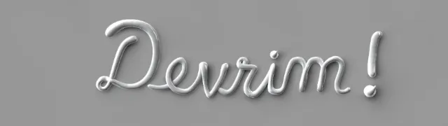 3d lettering devrim